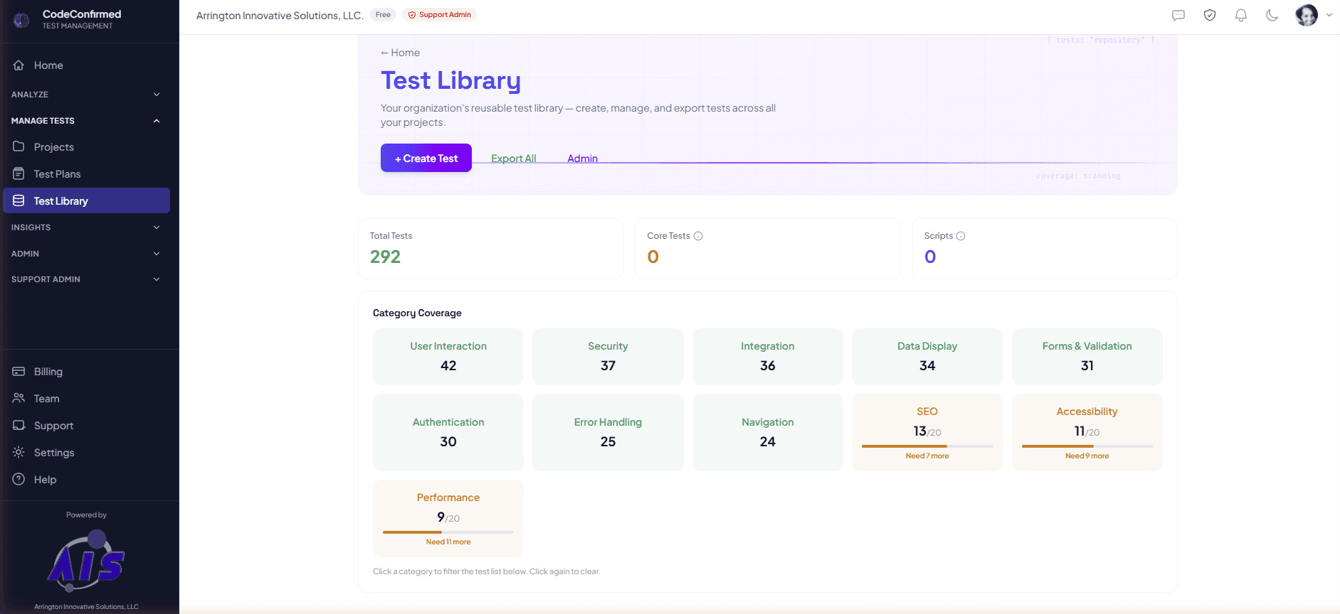 AI Scans & Generates Tests